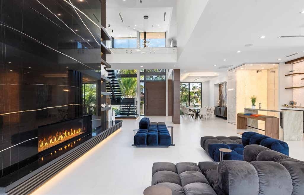Fort Lauderdale Home Building The Crown Jewel of Coral Ridge - Elegant Main Living Area