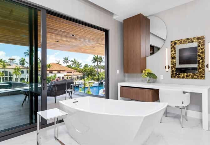 Fort Lauderdale Home Building The Crown Jewel of Coral Ridge - Show Garage Glass View