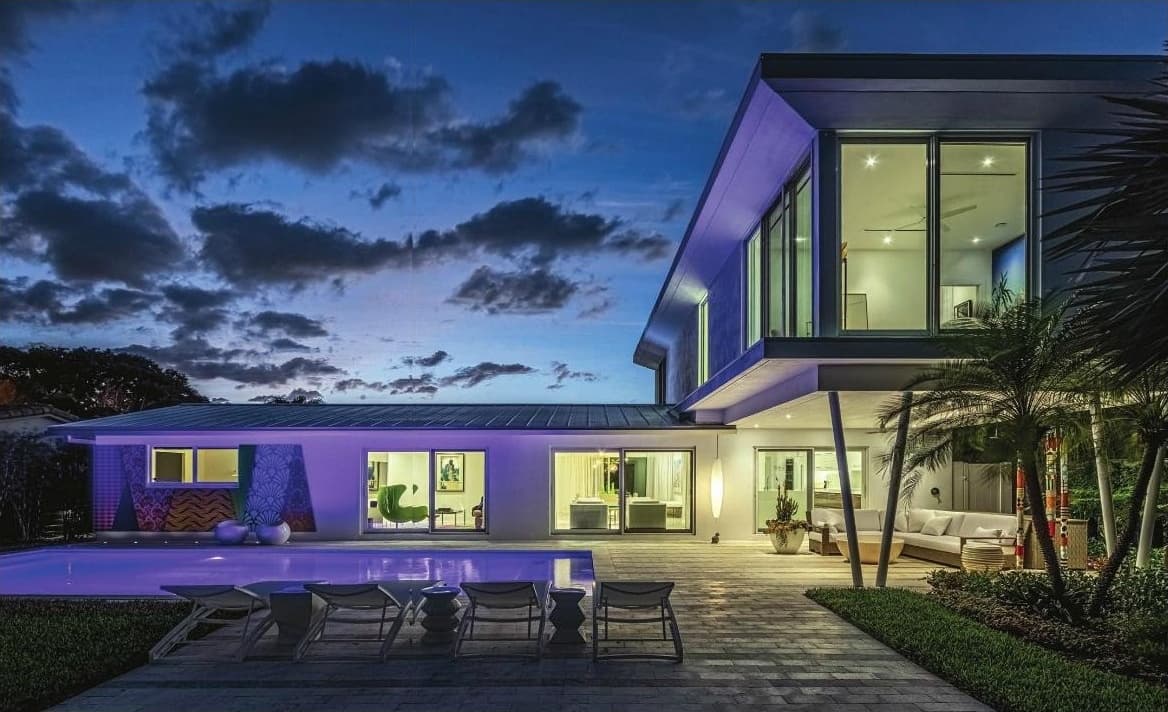 Melding Mid-century with Modern - Pool and Outdoor Living Space