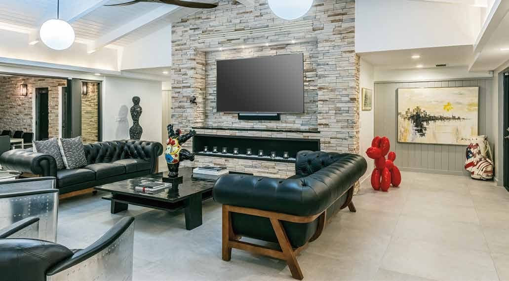 Mid-Century Reborn - Living and Recreation Space