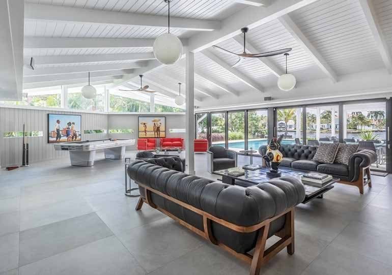Mid-Century Reborn - Kitchen with Center Island and Custom Cabinets