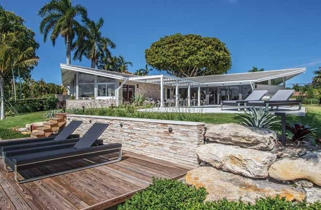 Mid-Century Reborn - Backyard Landscaping